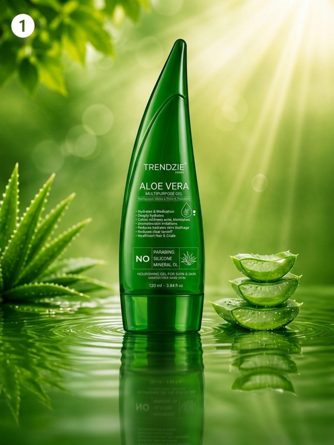 TRENDZIE SKIN CARE Aloe Vera With Vitamin-E- 120 ml