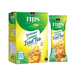 Continental THIS Instant Ice Tea Powder | Refreshing Natural Lemon Flavor | Source of Vitamin C | Lemon Iced Tea Box (140 g)