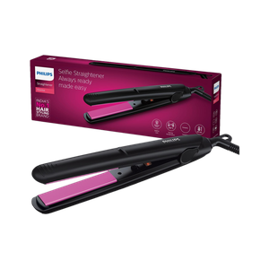 PHILIPS Selfie Straightener HP8302/06 Hair Straightener (Black)