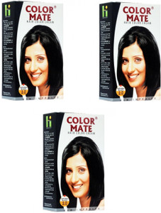 COLOR MATE Hair Cream , Natural Black -