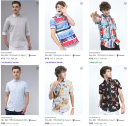 Highlander Men's Casual Shirts at minimum 83% Discount