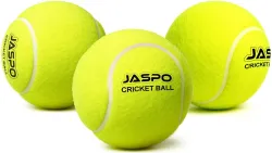 Jaspo Smasher Cricket Tennis Ball Lite (Neon Green, Pack of 3) Cricket Tennis Ball (Standard, Pack of 3)