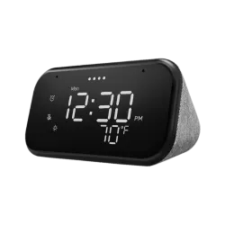 Lenovo Smart Clock Essential with Google Assistant Smart Speaker (Hemp Grey)
