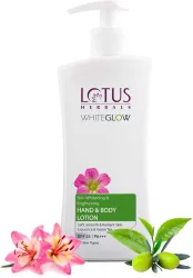 LOTUS HERBALS WhiteGlow Skin Brightening Hand & Body lotion SPF 25 PA+++... (400 ml)
