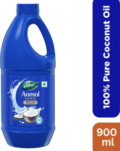 Dabur Anmol Gold 100% Pure Coconut Oil | Nariyal tel | Natural | Multipurpose Hair Oil -