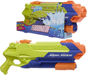 Nerf Super Soaker Floodinator Water Blaster, 70 Fluid Ounce Capacity,Ages 6+ Water Gun (Multicolor)