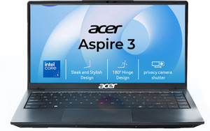 Acer Aspire 3 (i3 14th Gen) Intel Core 3 100U - (8 GB/512 GB SSD/Windows 11 Home) A324-53 Notebook (14 inch, Steel Gray, 1.45 kg)