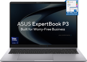 ASUS Intel Core Ultra 7 255H - (16 GB/512 GB SSD/Windows 11 Home) P3606CCA-MB0326WS Laptop (16 inch, Misty Grey, 1.77 kg, With MS Office)