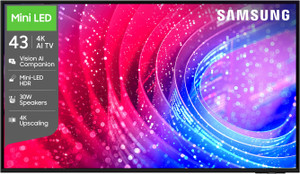 Samsung Vision AI 43" Mini LED 4K TV for ₹27,899