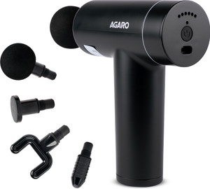 AGARO Regal Gun Massager, 4 Heads, 6 Speed, Rechargeable, Handheld, Muscle Massager Regal Gun Massager, 4 Heads, 6 Speed, Rechargeable, Handheld, Muscle Massager Massager (Cosmic Sonic)