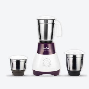 Kenstar Slender Neo 500 W Mixer Grinder (Slender Neo | 3 Jars | White & Purple)