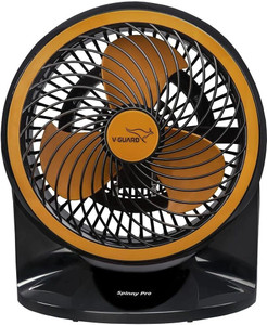 V-Guard Spinny Pro | High Speed with 2 Year Warranty 180 mm Table Fan (Orange Black | Pack of 1)
