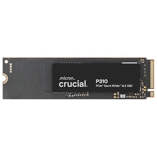 Crucial P310 1TB 2280 PCIe Gen4 3D NAND NVMe M.2 SSD – Up to 7,100 MB/s