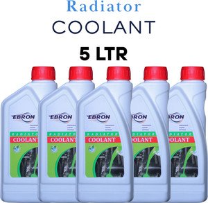 EBRON Premium Radiator Coolant Fluid for Car Engine Cooling System 5L Coolant