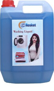 EROSKET Washing machine liquid detergent top load and front load (5 ltr) Multi-Fragrance Liquid Detergent