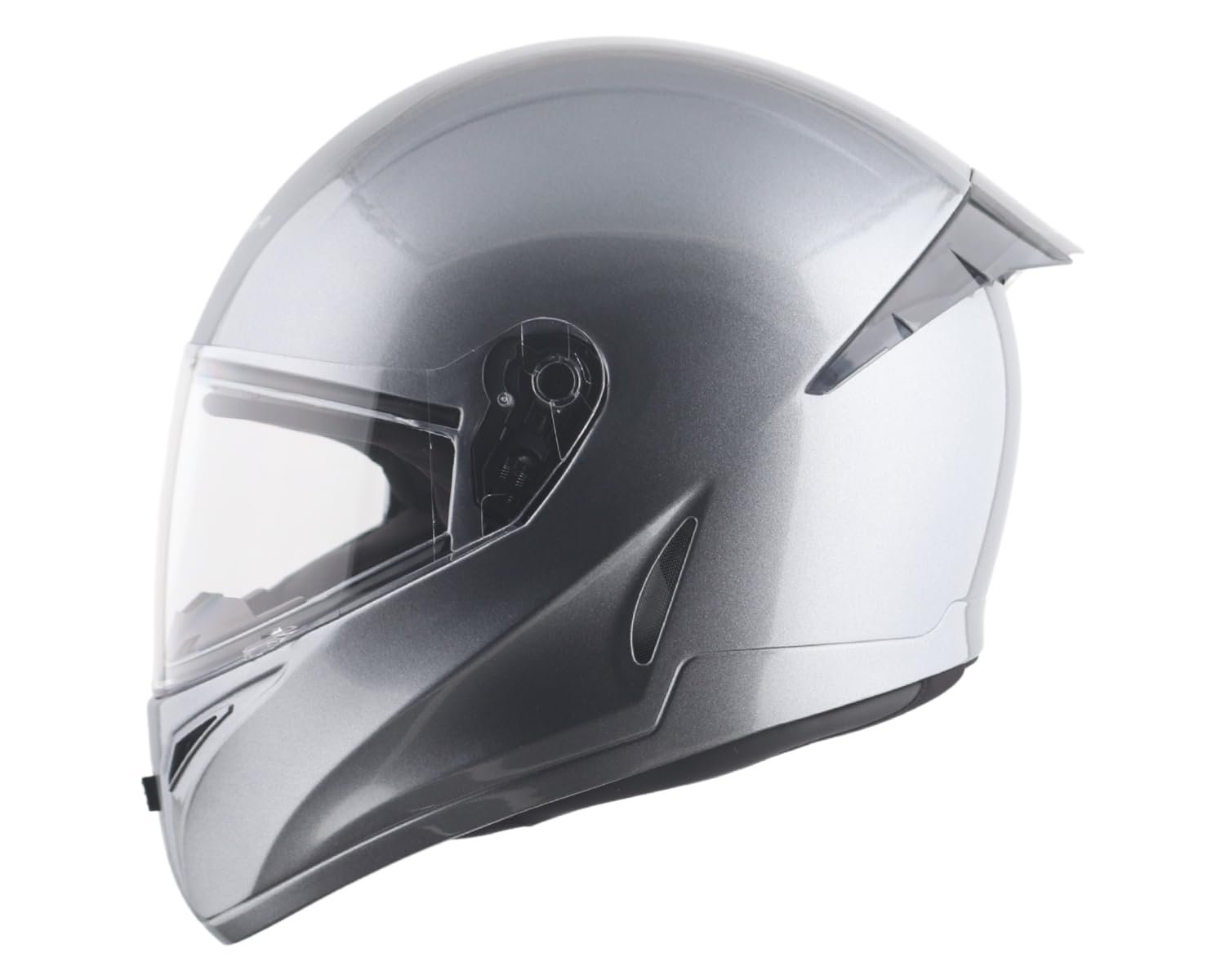 Vega Voyager Full Face Riding Helmet with Lightweight Shell, Comfortable Liner, Shock Absorbing Interior, Ventilated Design, Aerodynamic Build, and Modern Anthracite Styling Anthracite-M
