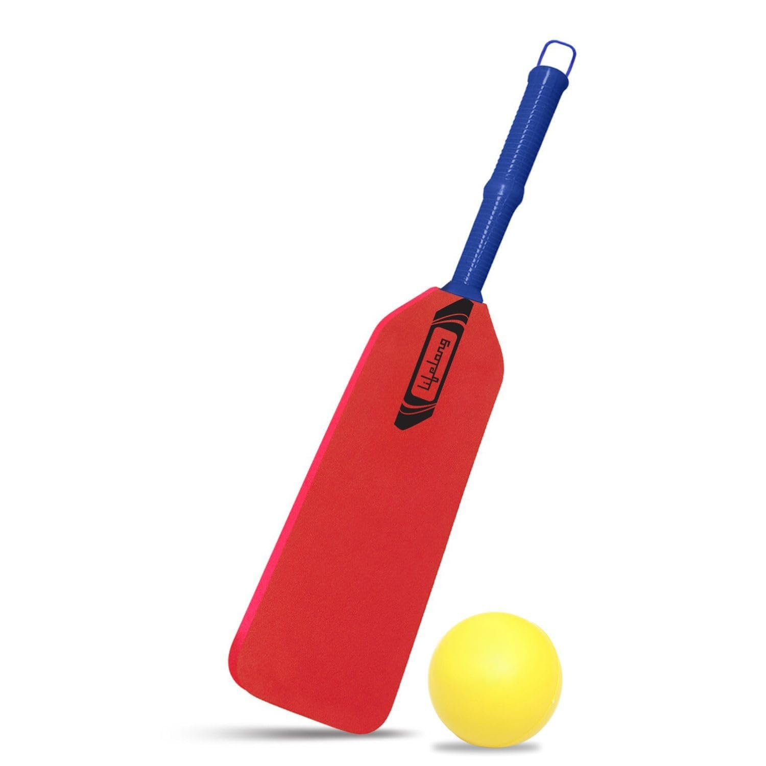 Lifelong Foam Cricket Bat & Ball Set for Kids with Easy-Grip Handle | Safe Non-Toxic | Indoor & Outdoor Play Cricket-Kit for Kids 1–4 Years | Red