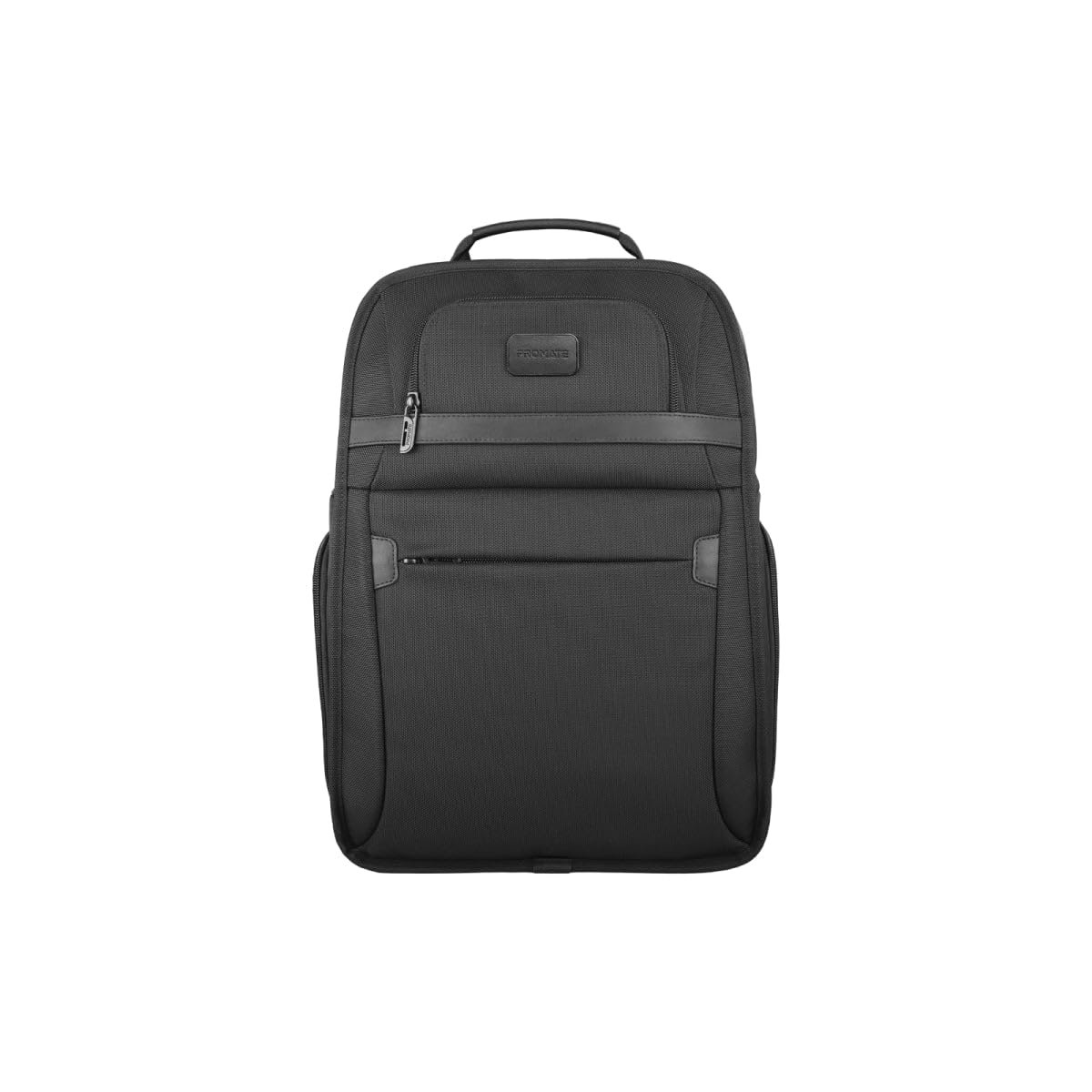 Promate Premium Backpack, Lightweight 15.6-inch Laptop Bag us Compartments, Luggage Belt Strap, Mesh Straps, Durable Make, and Quick Access Pockets, for MacBook, Dell, Paramount-BP