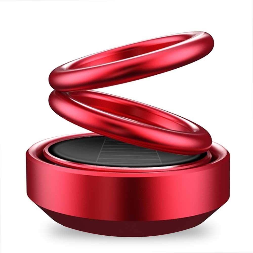 ND-HomeZ. - -Solar_Energy Rotating Car Perfume with Long Lasting French Organic Fragrance(Red) for Jeep Compass