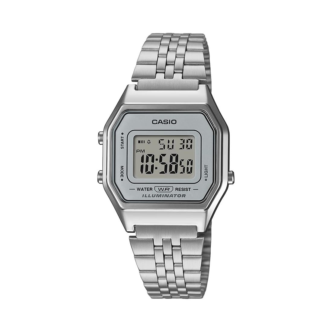 Casio Vintage LA680WA-7DF Digital Clear Dial Women (D409)
