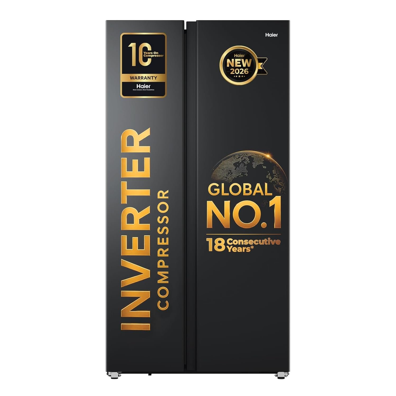 Haier 540L 2 Door Side by Side Refrigerator