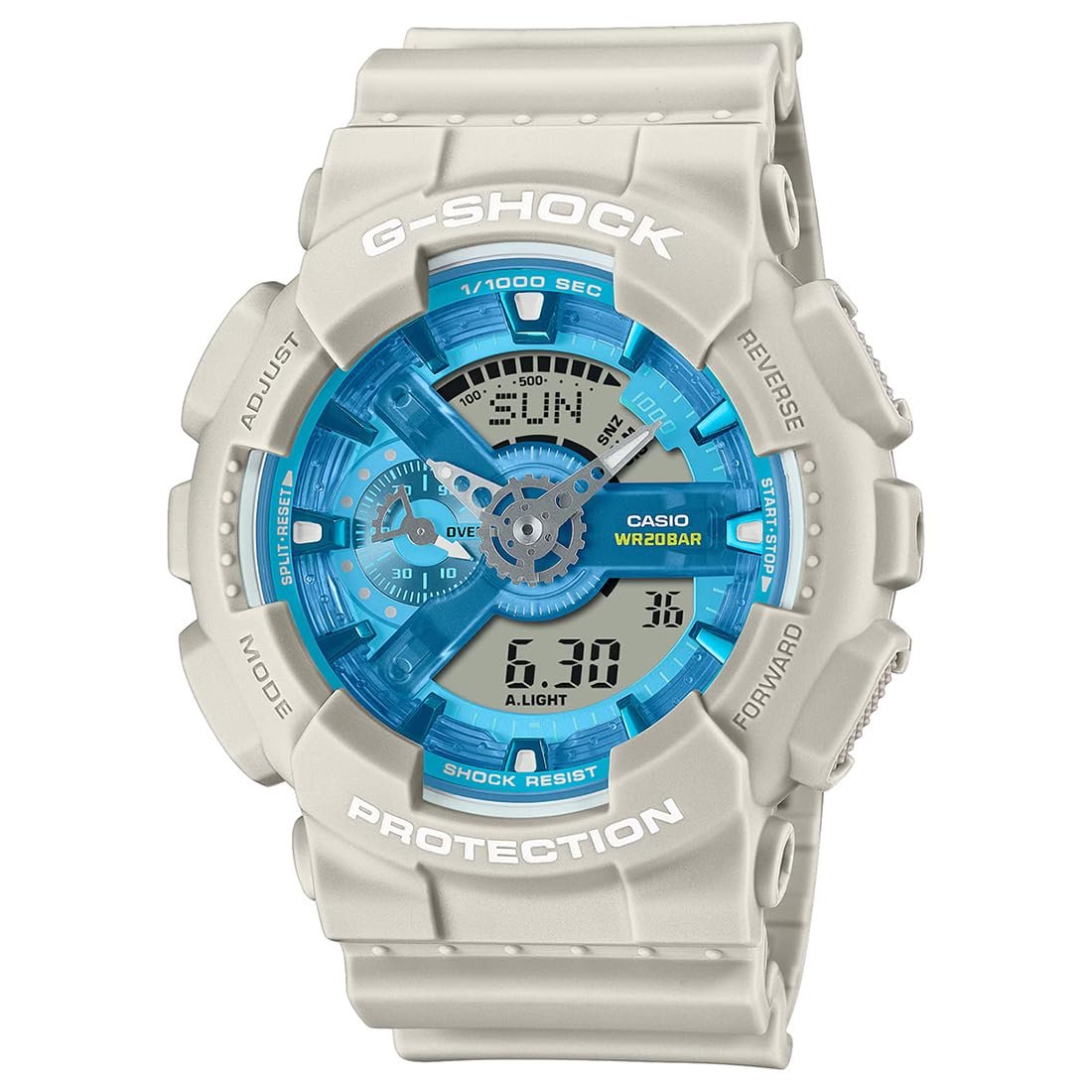 Casio G-Shock GA-110AS-5ADR Analog-Digital Blue Dial Men (G1682)