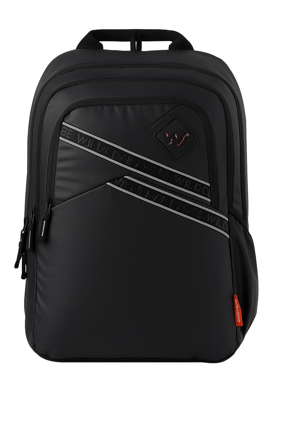 Wildcraft Dark Edition 40 L Premium Laptop Backpack for Men & Women | Fits 15.6 inch Laptop | Padded Shoulder Straps, Multi Compartments, Anti-Theft Zippers | Business Travel Bag | Dark Black