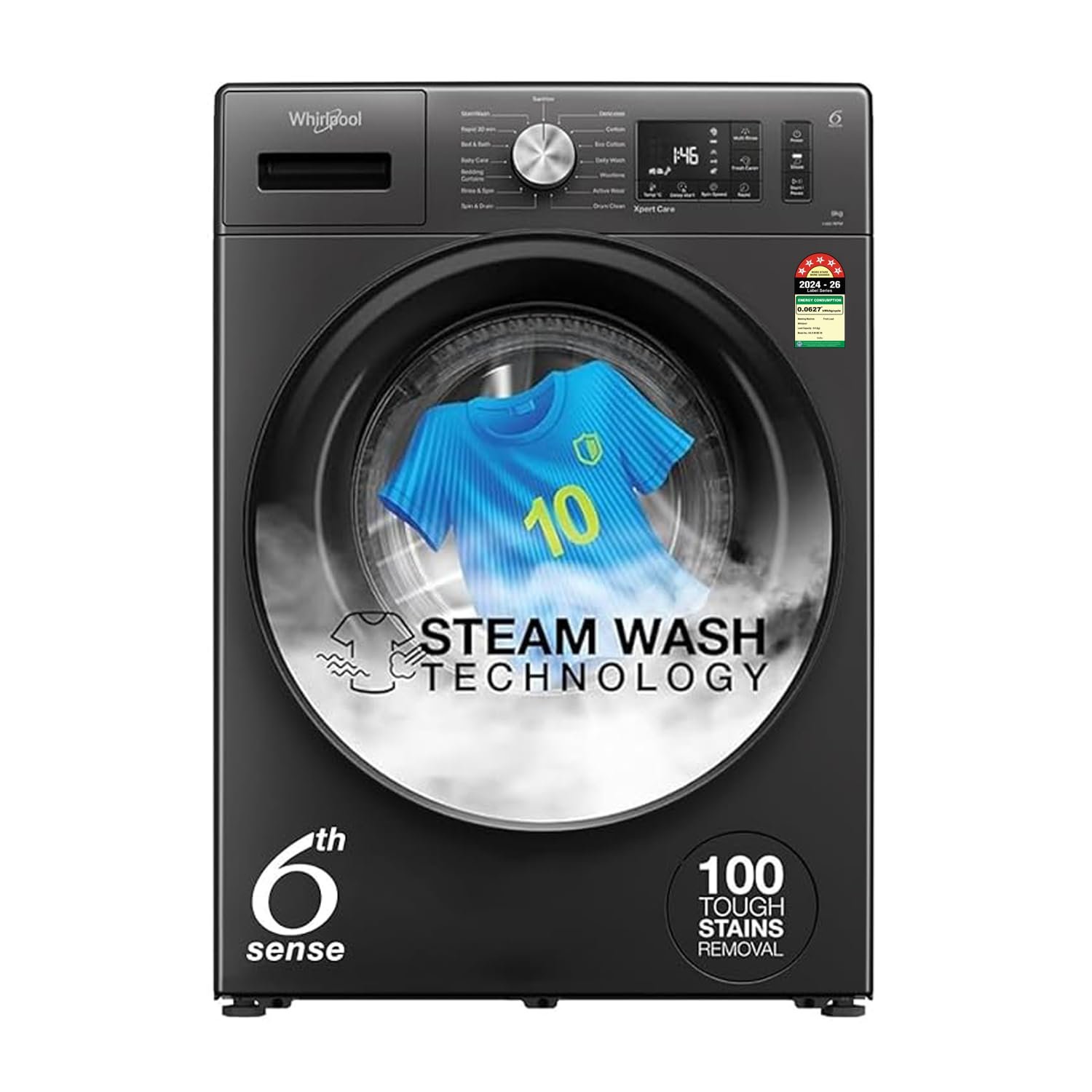 Whirlpool 8 Kg 5 Star Front Load Fully Automatic Washing Machine