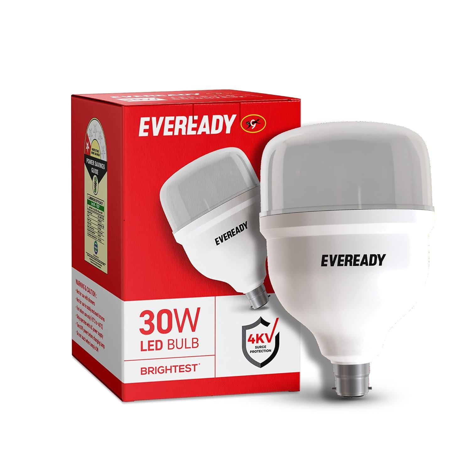 EVEREADY 30W LED Hammer Bulb with B22 Base, High CRI