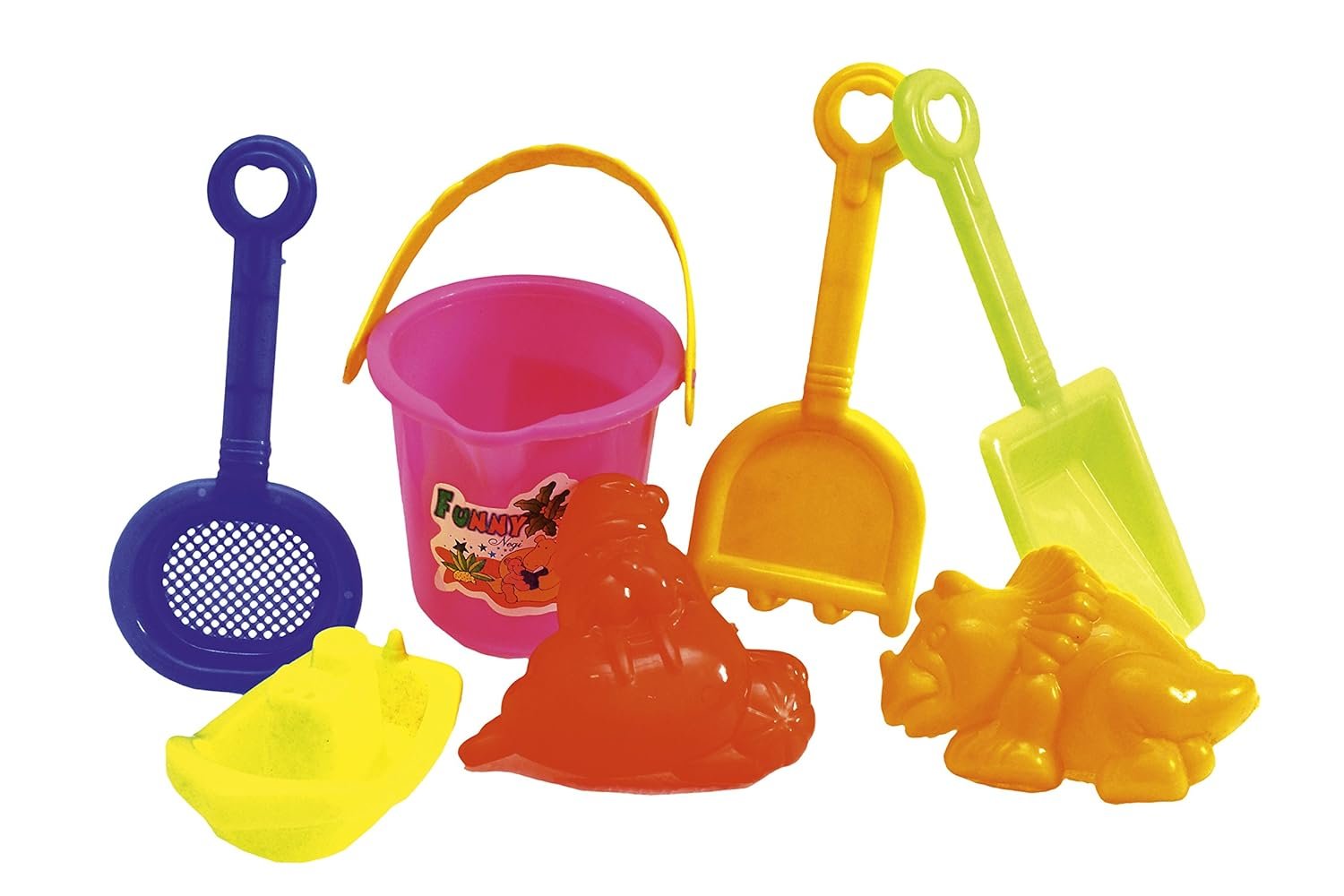 Negi Nano Beach Set, Plastic, Multicolor, Kid