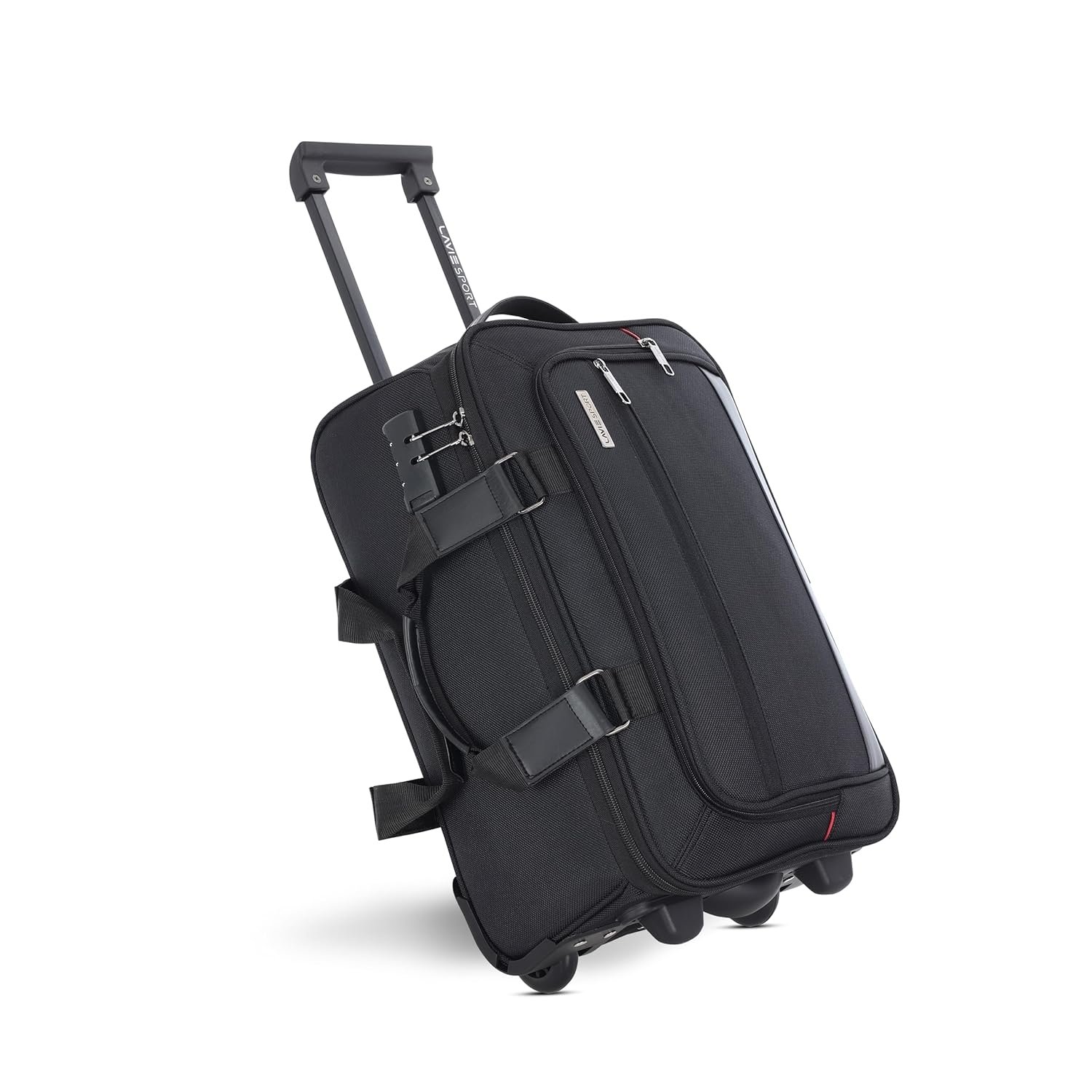 Lavie Sport 45 cms Matrix Wheel Duffle Bag | Laptop Compatiable and Combi Lock