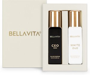 Key Highlights Key Highlights Key Highlights Key Highlights +2 BELLAVITA CEO MAN perfume & WHITE OUD perfume combo| Citrus & Woody Notes |Long Lasting| Eau de Parfum - 40 ml (For Men & Women)