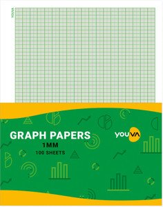 Youva Regular 1 ruled/1 graph 22cm x 28cm 68 gsm Graph Paper