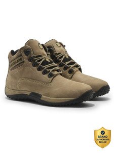 WOODLAND Outdoor Durable Comfortable Everyday High Ankle Boots For Men (Multicolor , 9)