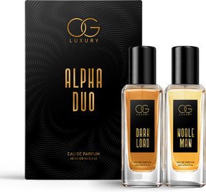 OG LUXURY ALPHA DUO Combo Noble Man & Dark Lord Perfume Long Lasting Premium Men Fragrance Eau de Parfum - 40 ml (For Men)