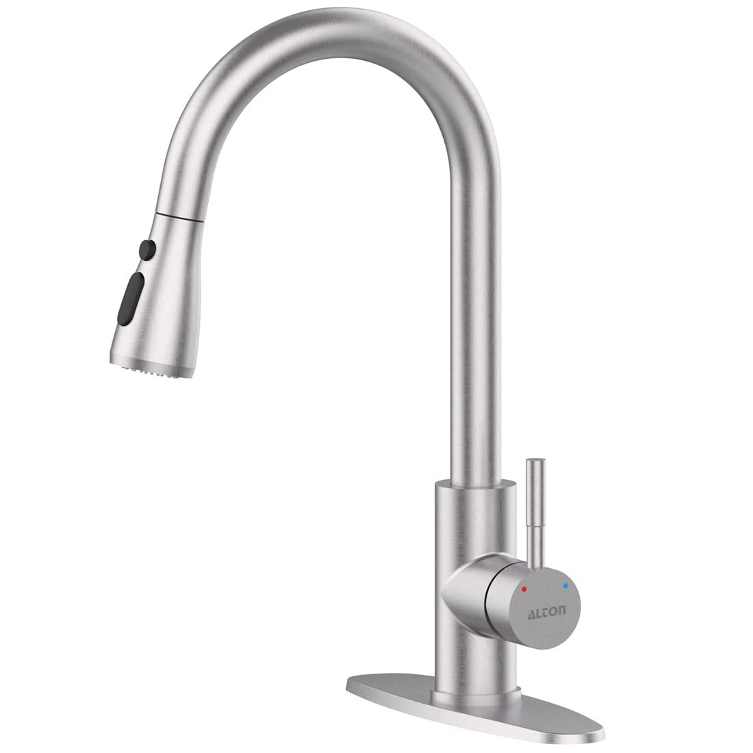 ALTON SUS52055, Single Lever Sink Mixer, Brushed Nickel