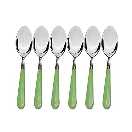 Bigplayer Stainless Steel Big Dinner Spoon/Table Spoon Set of 6Pcs - 9 Cm