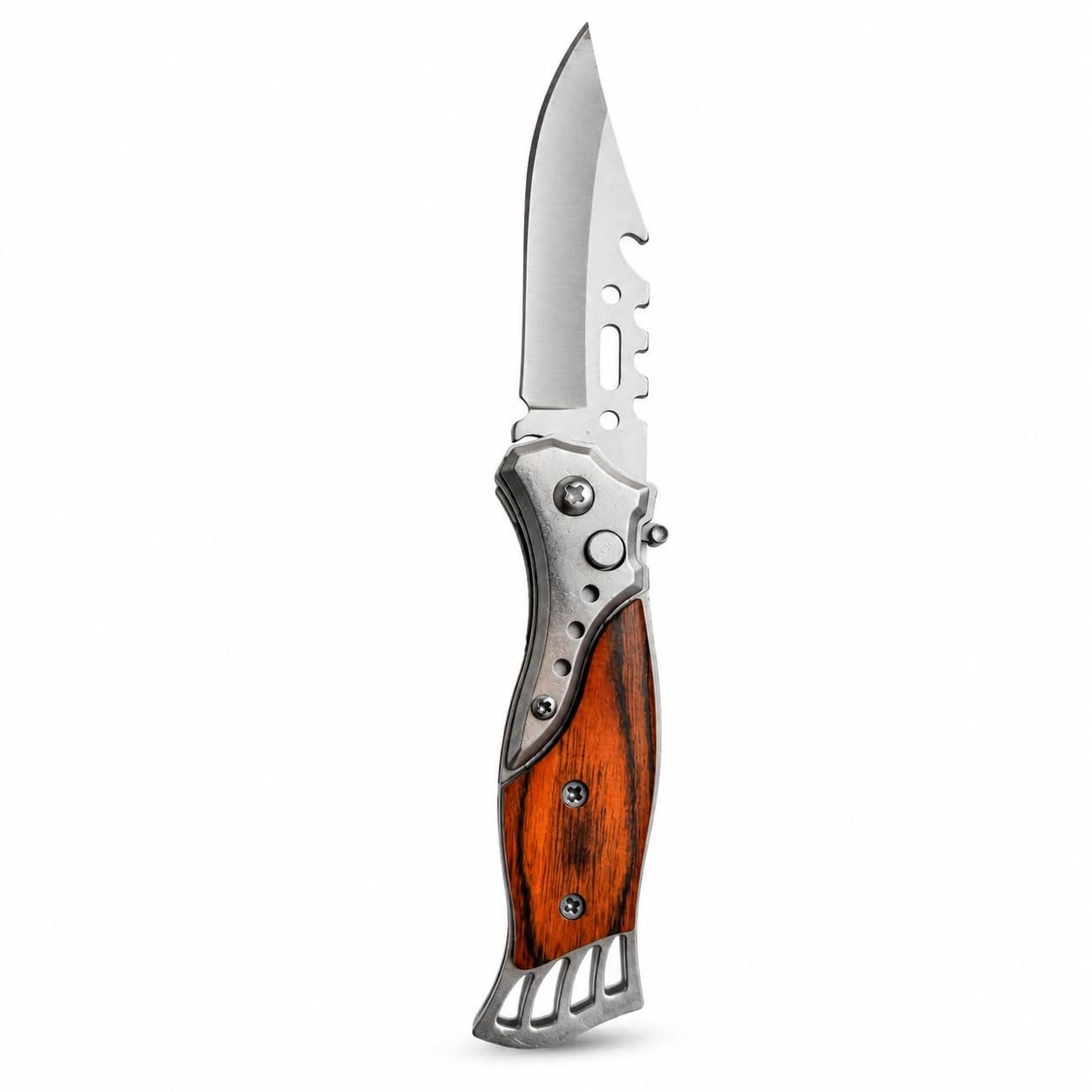 Kitchen Utility Knife with Wooden Handle
