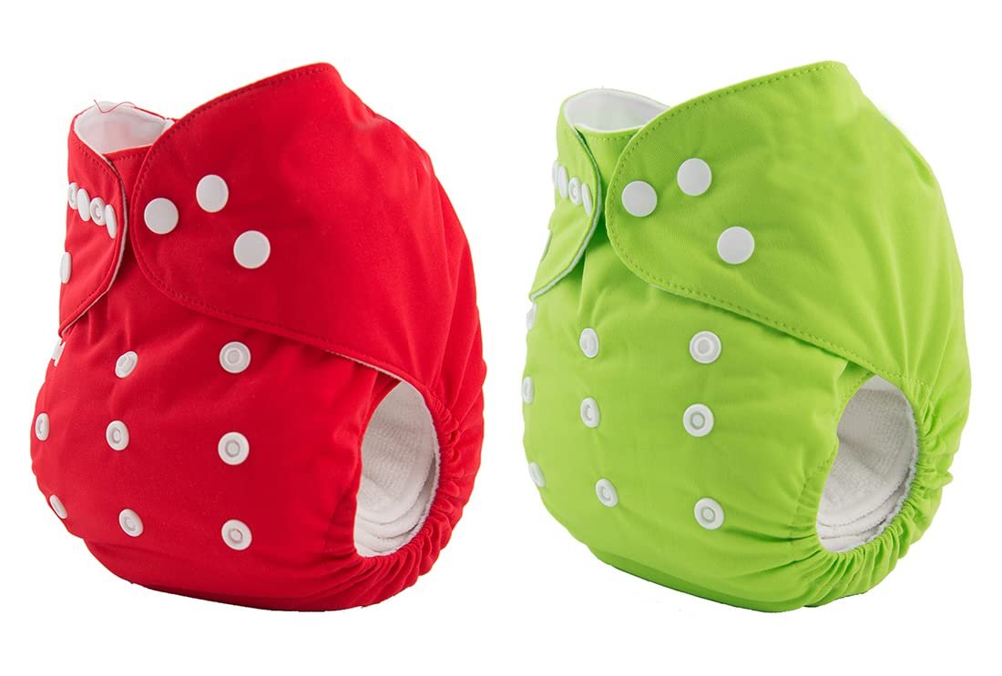 Pres New born baby Reusable Washable Adjustable Pocket Cloth Diapers with Adjustable Size (2)