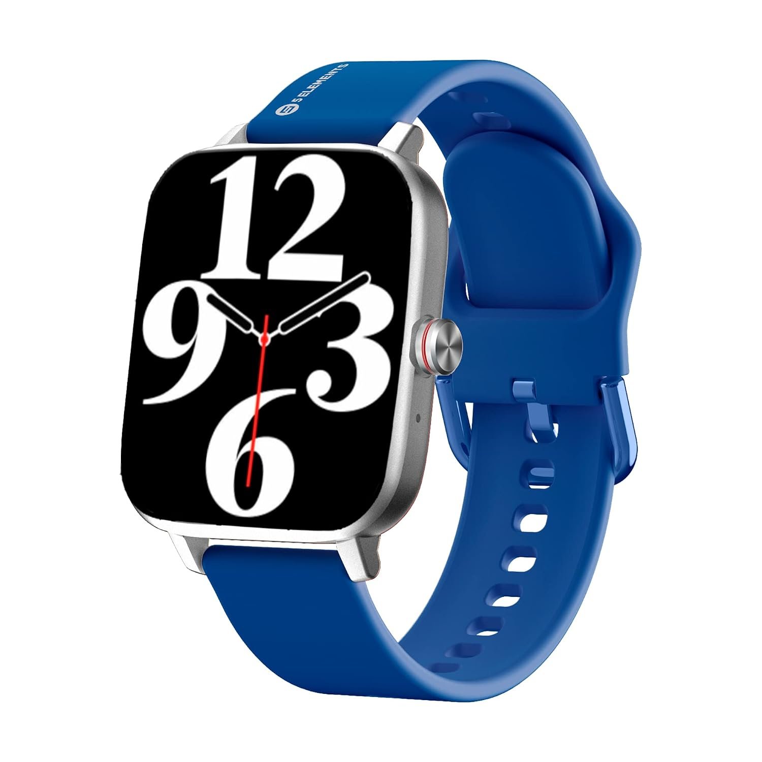 5Elements Pace Pro BT Calling 1.70' Fluid Display Full Metal Up to 600 Nits Brightness 500+ Customizable Watch Faces 5 Days Battery Life IP68 (Grey Blue)