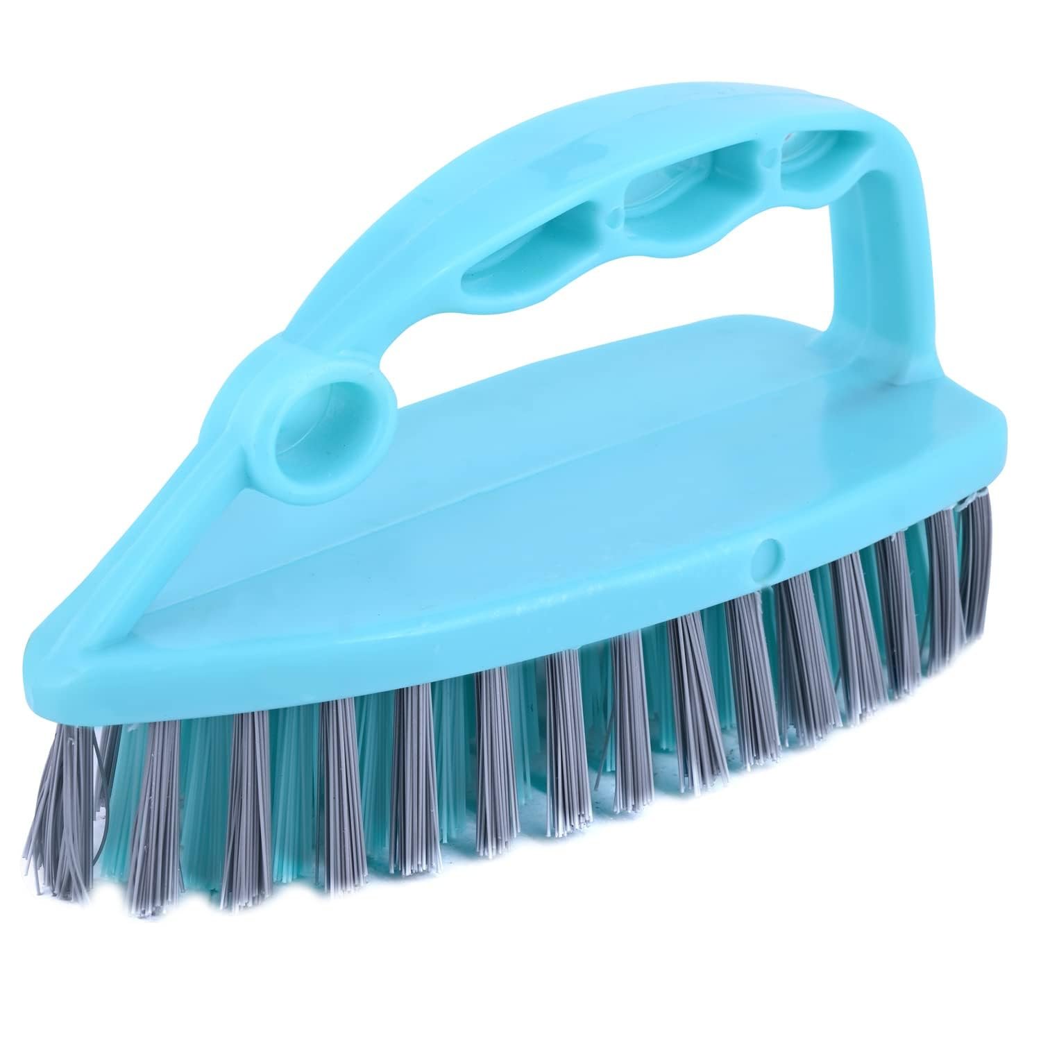 Pivalo Cloth Brush Home Washing Cleaning Comfort Grip Soft Bristles Heavy Duty Deep Scrub for Fabric, Textile, Bathroom, Kitchen, Floor (Pack of 5, Random Color)