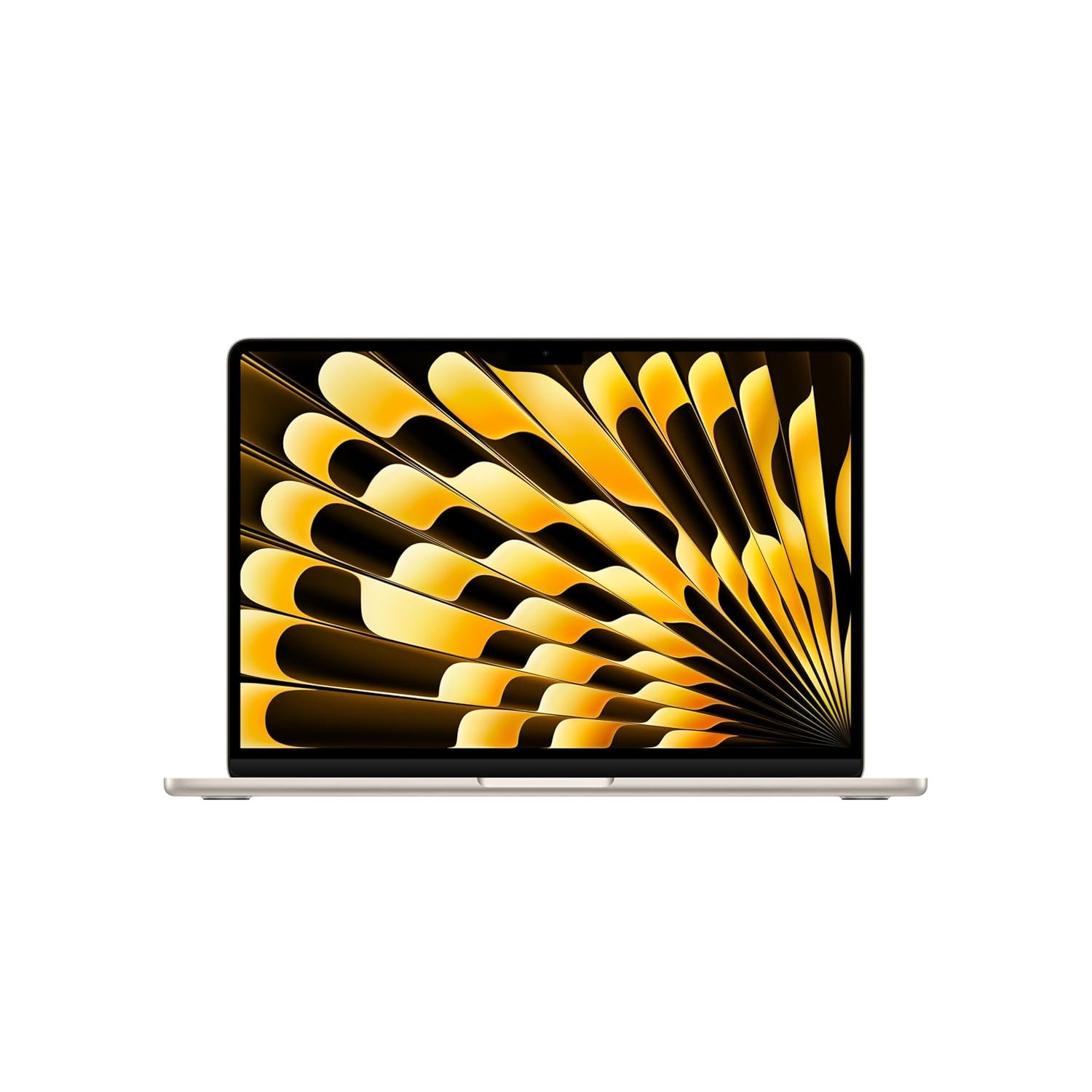 Apple 2026 MacBook Air 13″ laptop with M5 chip: AI and Apple Intelligence, 34.46 cm (13.6″) Liquid Retina Display, 16GB Unified Memory, 512GB SSD Storage, 12MP Center Stage Camera, Touch ID; Starlight