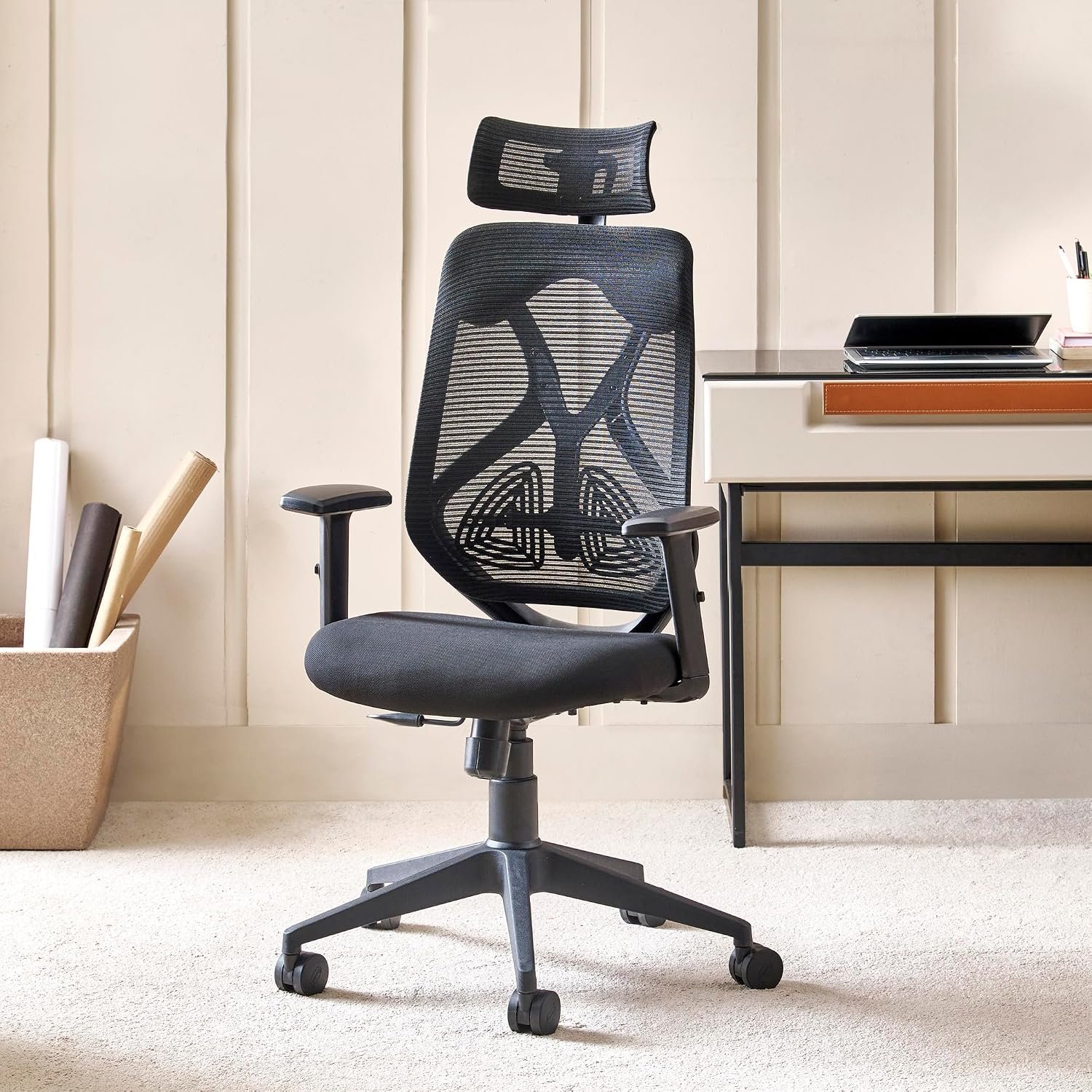 Home Centre | Yuva Ergofit Office Chair | Ergonomic Study Chair
