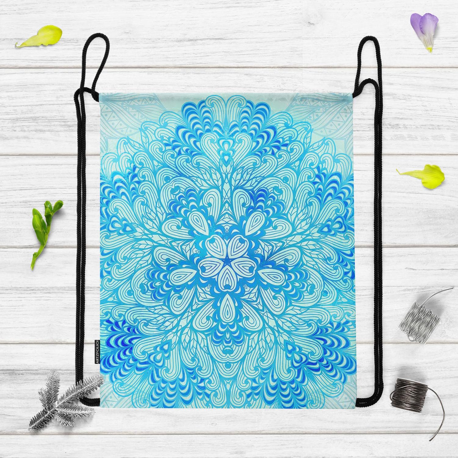 ArtzFolio Ethnic Ornament D3 | Backpack for Students | College & Travel Bag