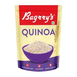 Bagrry’s Quinoa 1kg | Gluten Free Superfood | High Protein & High Fibre Breakfast Cereal | Rice Substitute | Diabetic-Friendly, Heart-Healthy | No Added Preservatives | Perfect for Weight Management, Healthy Meals and Fitness Diet