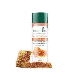 Biotique Honey Water Pore Tightening Brightening Toner with Himalayan Waters |Maintains pH Balance| Moisturized and Hydrated Skin | |100% Botanical Extracts| Suitable for All Skin Types | 120ml