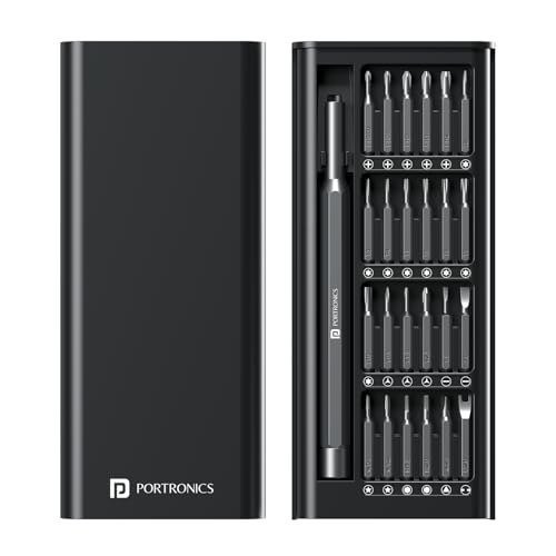 Portronics Bit Box,24-in-1 Screwdriver Kit,Compact,Durable,and Travel..
