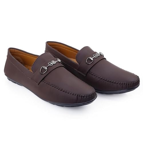 WUGATTI Men's Leather Slip-On 100% Pure Leather Stylish Standard Casual Loafers