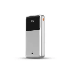 35W Fast Charging 20000mAh Power Bank for Type-C Devices (2X USB-C, 1x USB-A) Power Delivery & Quick Charge (Li-Polymer, White)