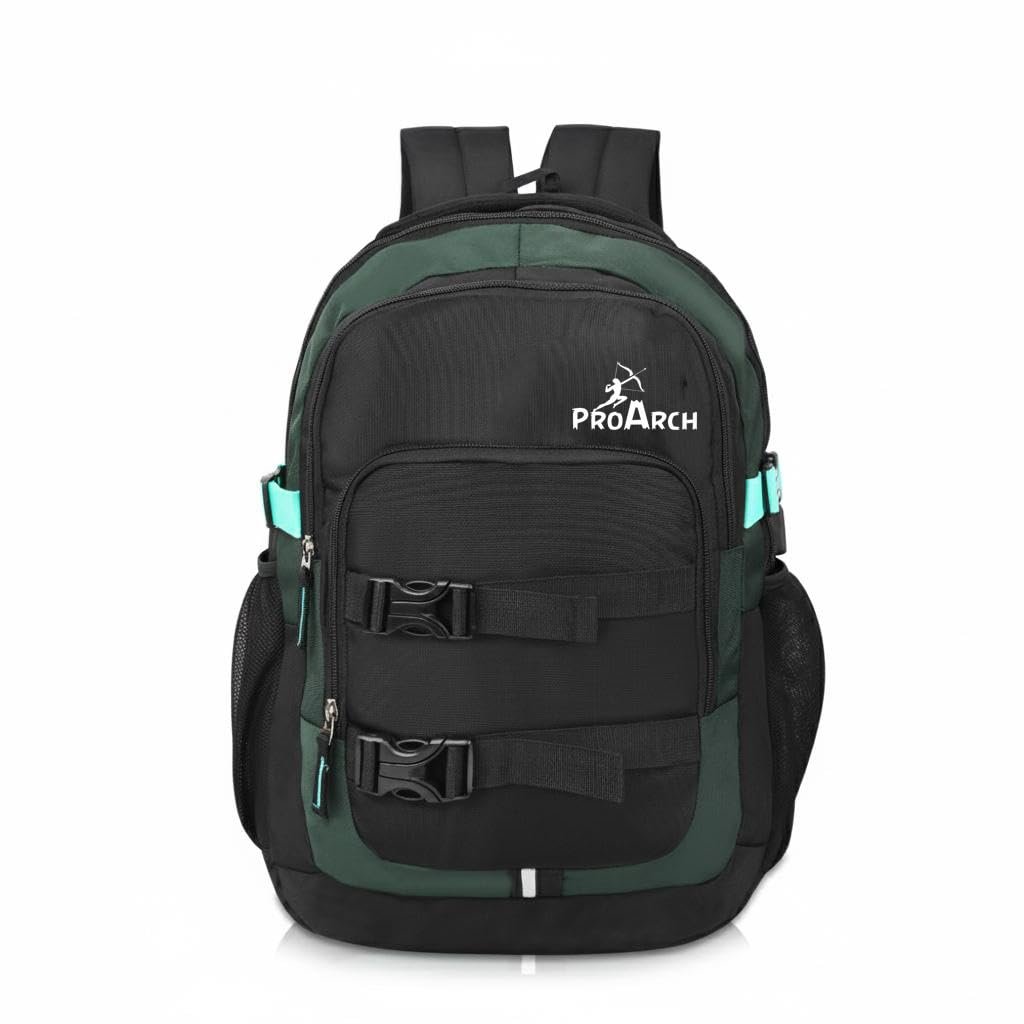 ProArch Jupiter Pro Laptop Compartment, USB Charging Port & Organizer Pocket, Raincover College, Business, Casual & Outdoor Use 32 Liters